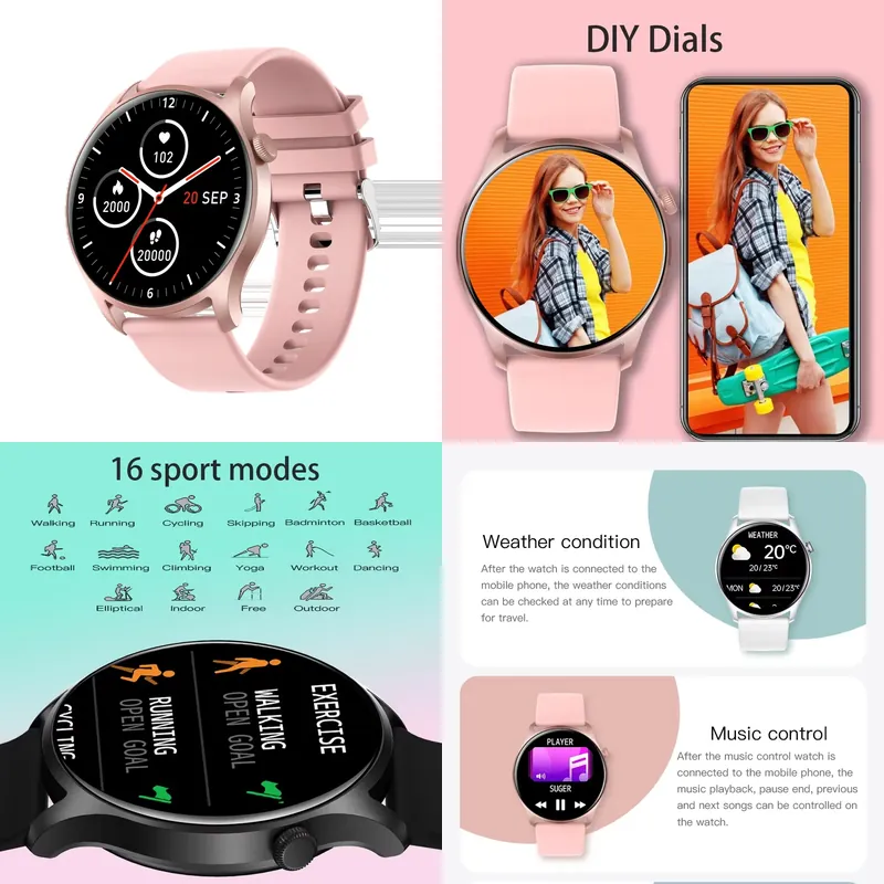 Smartwatch Watches For Men - SENBONO MAX8 Men Smart Watch Women