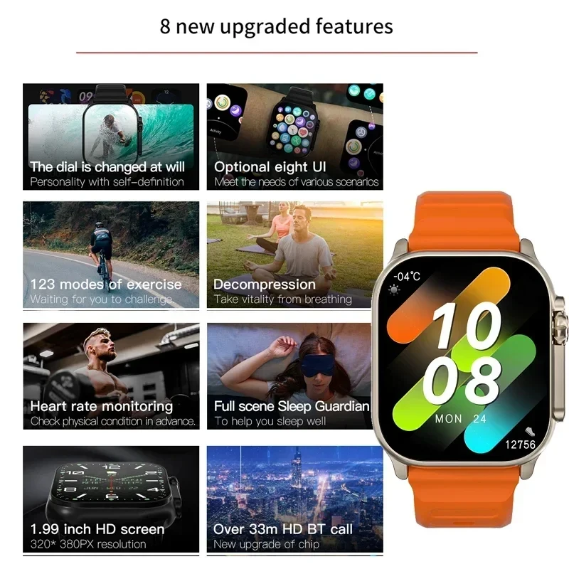 New Watch T10 Ultra Smart Watc - Smartwatch Watches For Women With Gps 评论和价格