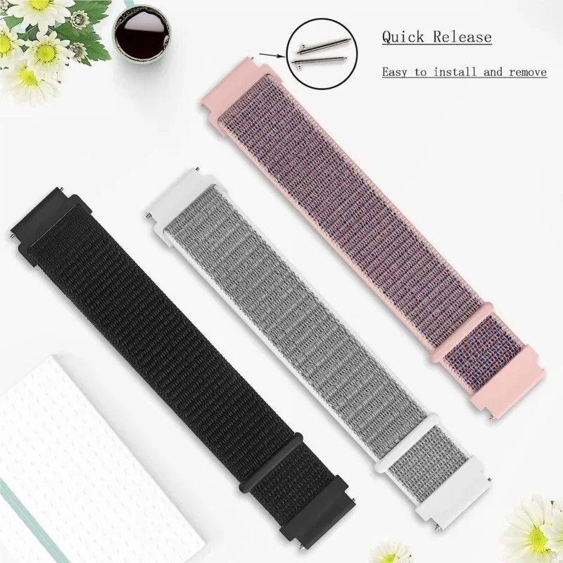 18MM Nylon Loop Band For Xiaom - Smartwatch Samsung Watches For Women 评论和价格