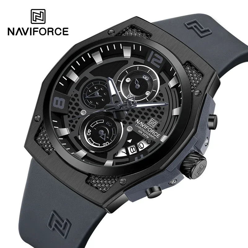 NAVIFORCE NF8051T  Luxury Desi - Silicone Sport Band 评论和价格