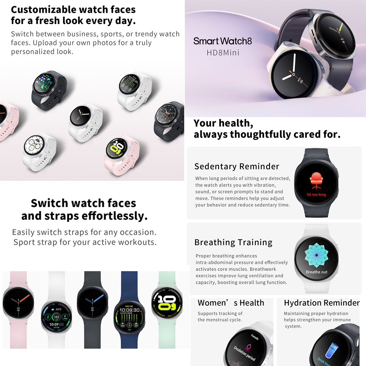 2026 New Watches 8 Mini GPS Tr - Smartwatch Watches For Men Digital 评论和价格