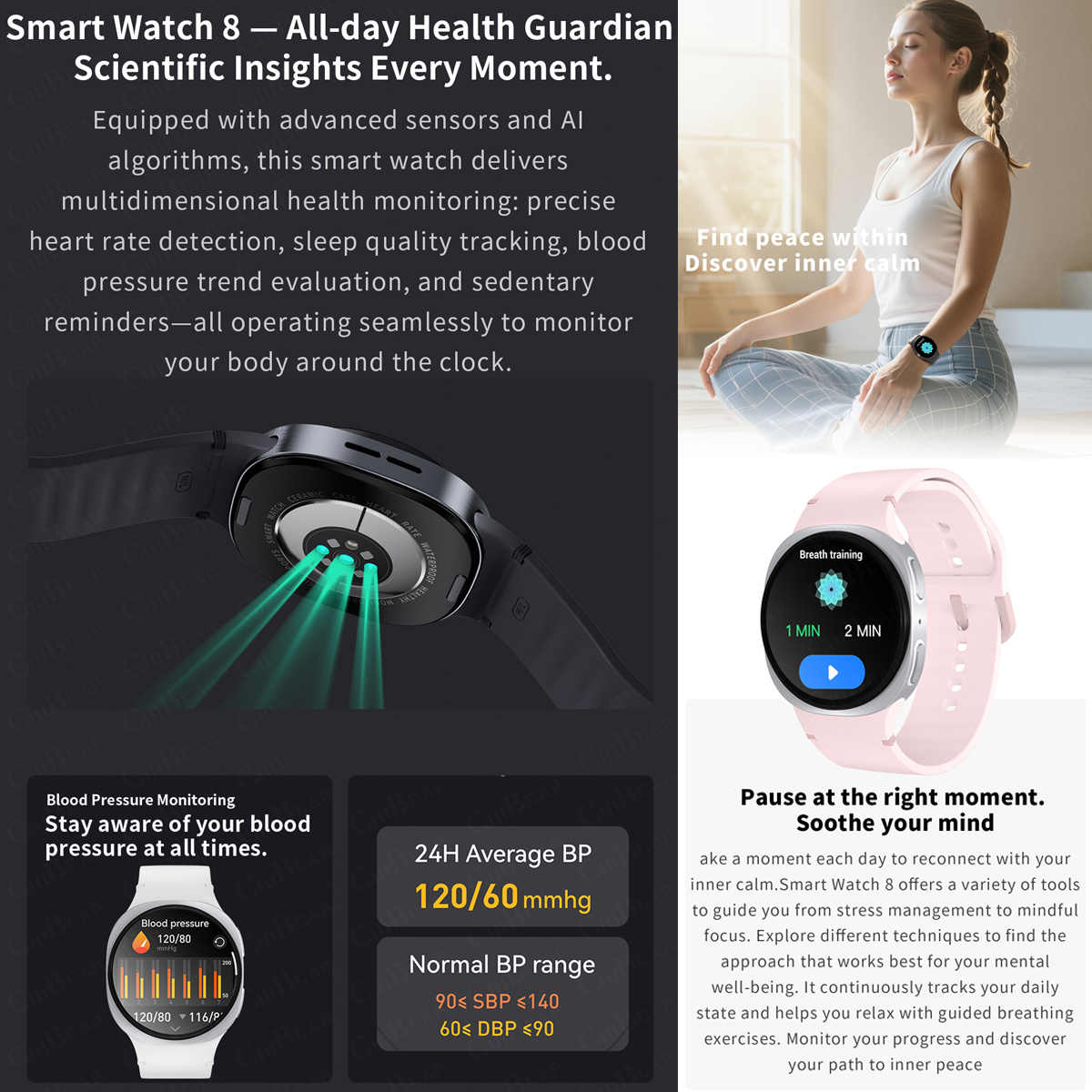2026 New Watches 8 Mini GPS Tr - Smartwatch Watches For Men Digital 评论和价格
