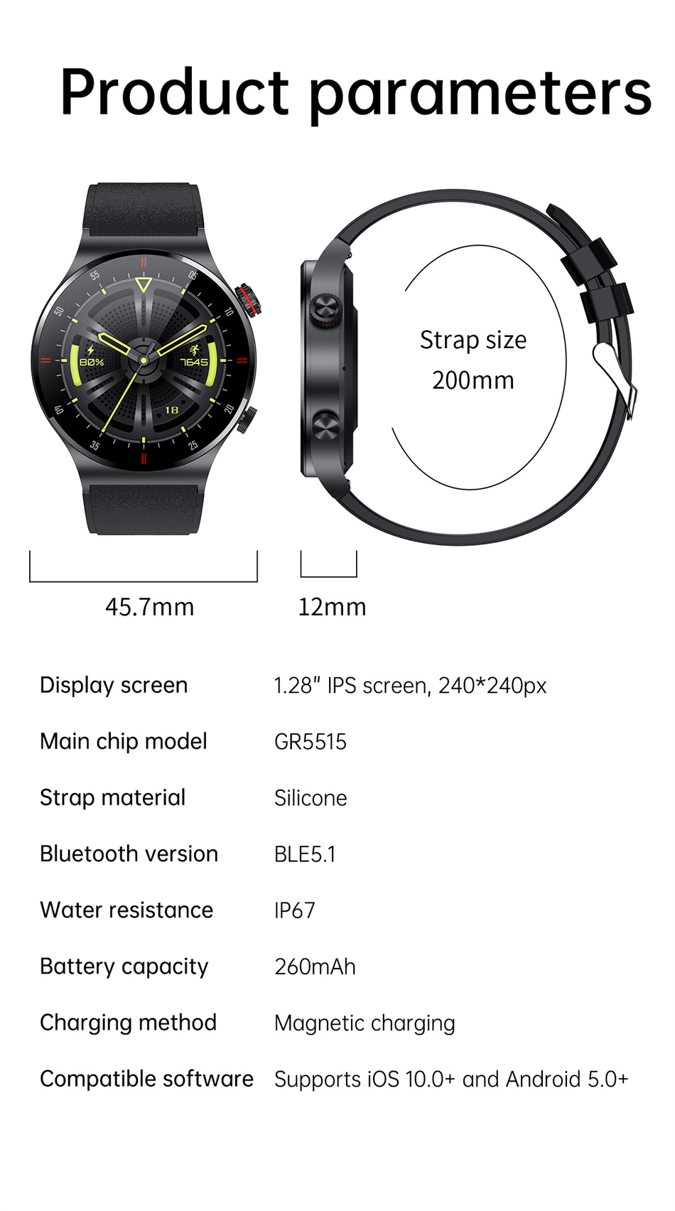 2025 Gift Smart Watch Men 1.28 - Smartwatch Oneplus Watches 评论和价格