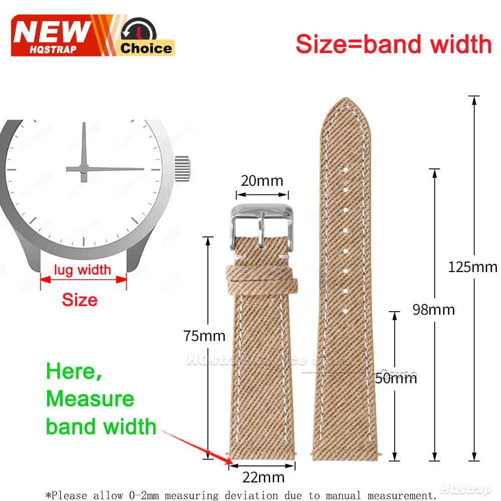 Nylon Denim Fabric Watch Strap - Omega Watches Smartwatch 评论和价格