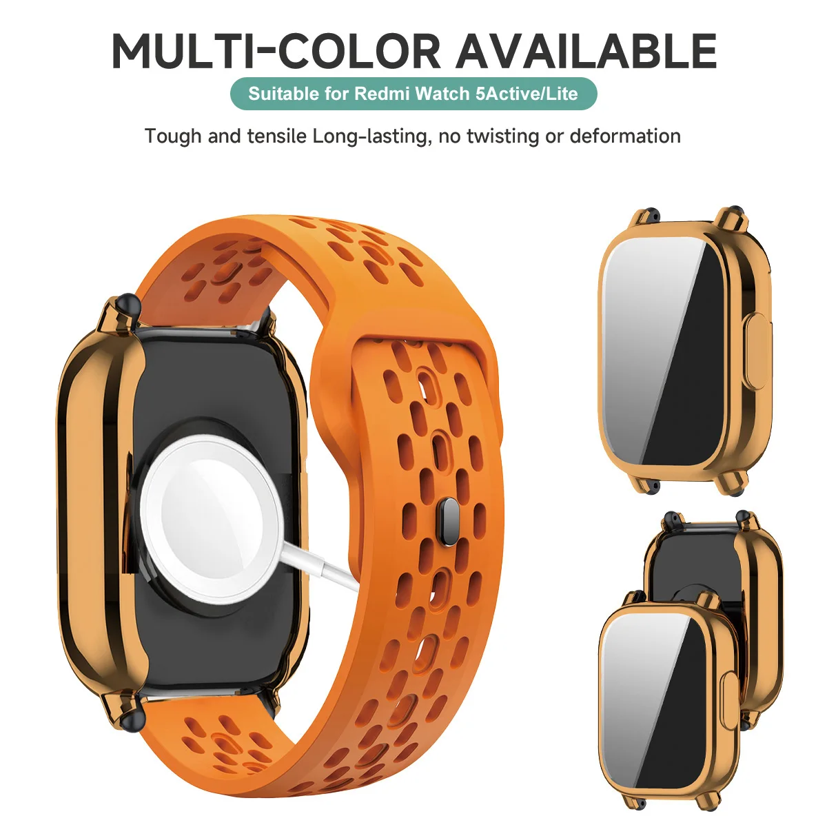 Case+Silicone Strap For Xiaomi - Silicone Sport Band 评论和价格