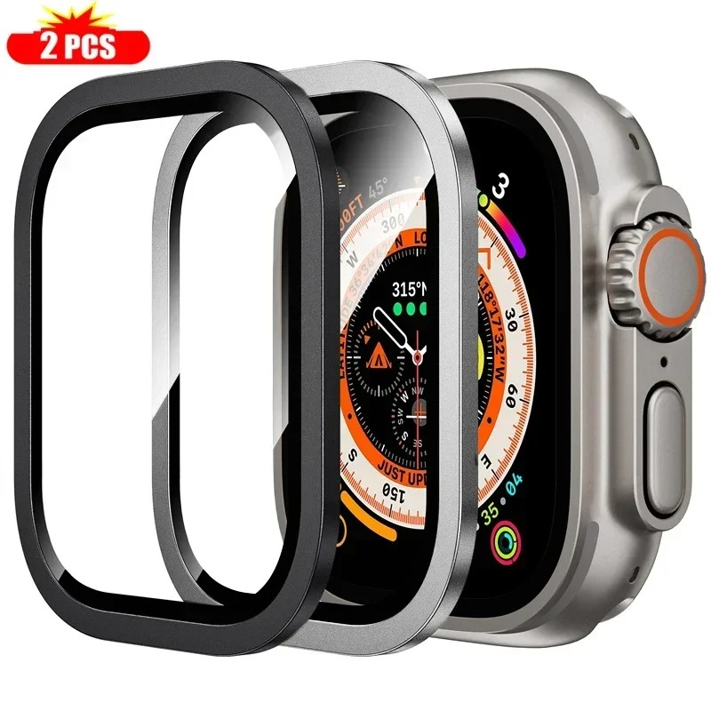 2PCS Tempered Glass for Apple  - Smartwatch Watches For Men 评论和价格