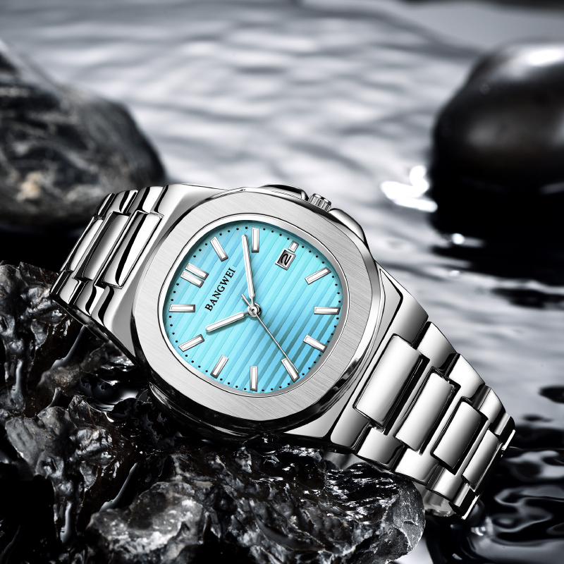 BANGWEI Luxury Men Quartz Watc - Smartwatch Watches For Men Digital 评论和价格