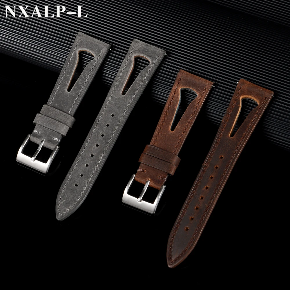 Cowhide Watch Band 20mm 21mm 2 - Omega Watches Smartwatch 评论和价格