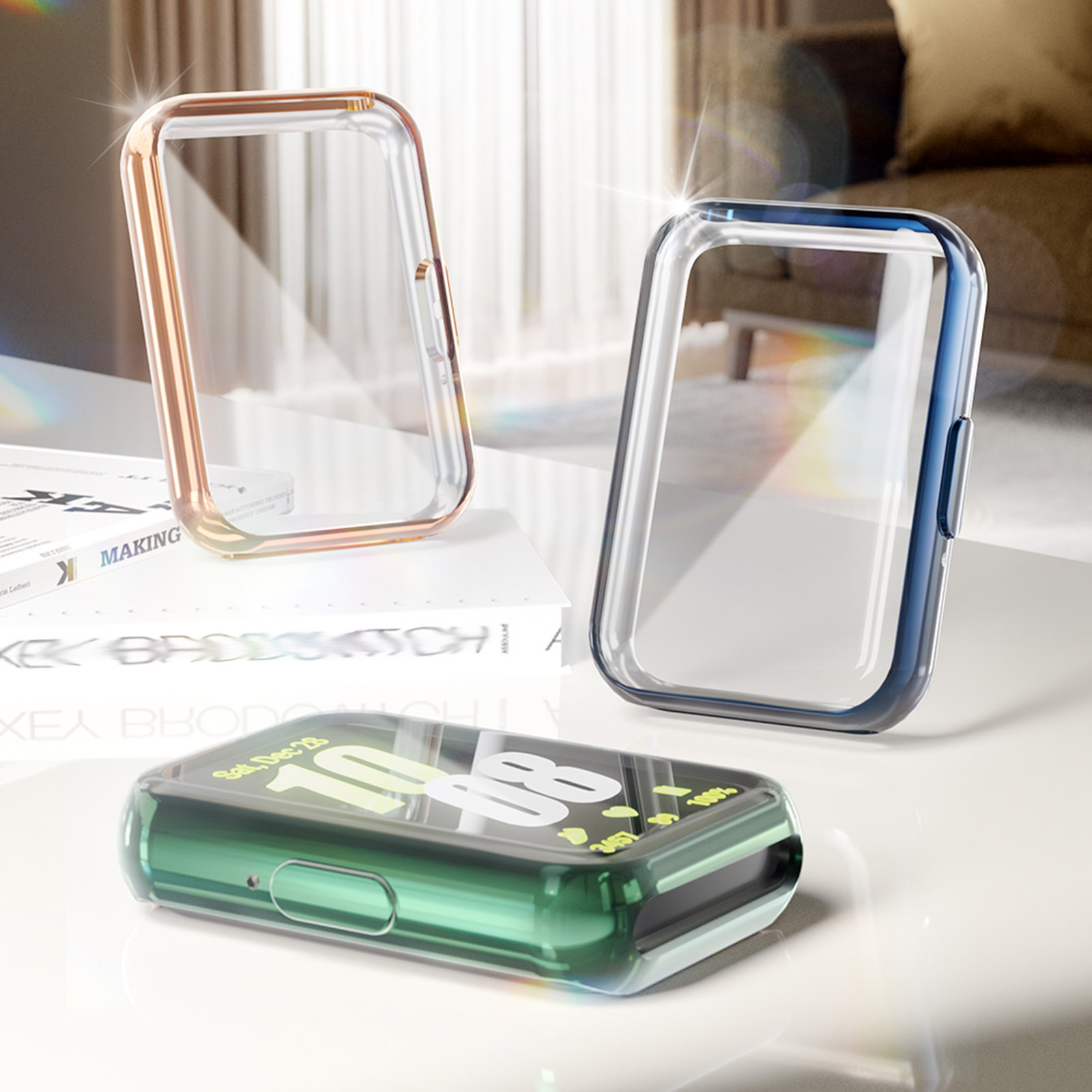 Cover for Samsung Galaxy Fit 3 - Smartwatch Samsung Watches For Women 评论和价格