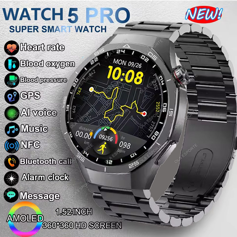 New Watch 5 Pro Smart Watch 1. - Smartwatch Watches For Women With Gps 评论和价格