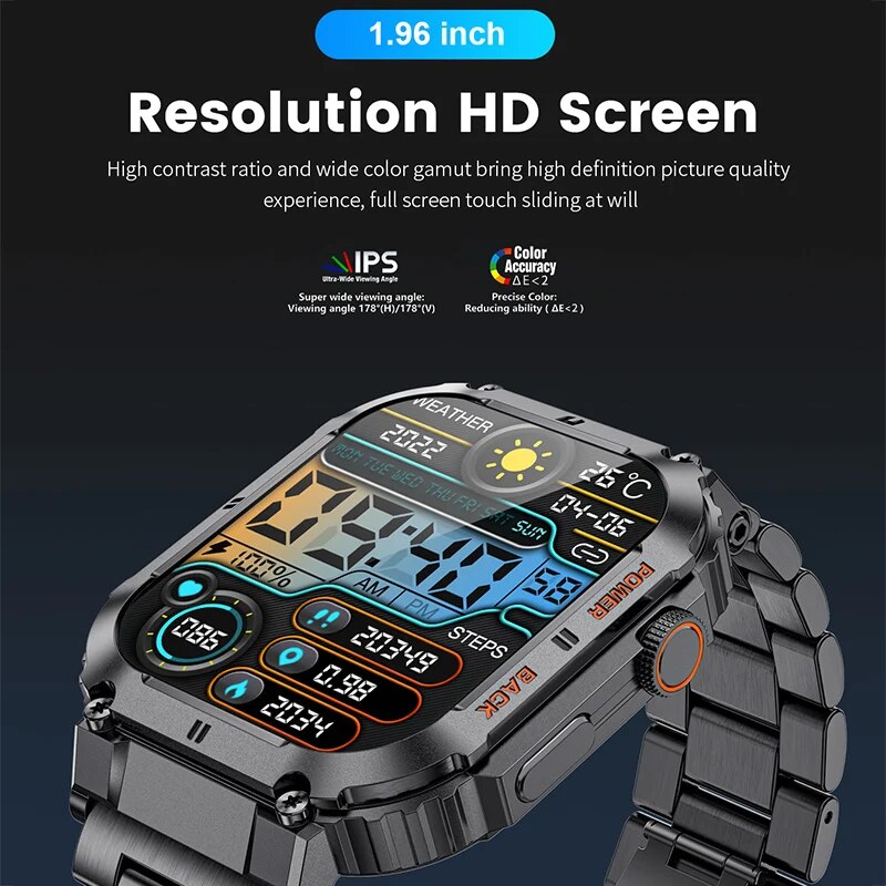 LIGE Outdoor Sports Fitness Sm - Smartwatch Watches For Men Digital 评论和价格