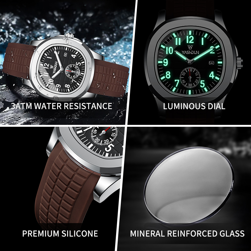 Brand Sport Men‘s Watches Busi - Silicone Sport Band 评论和价格