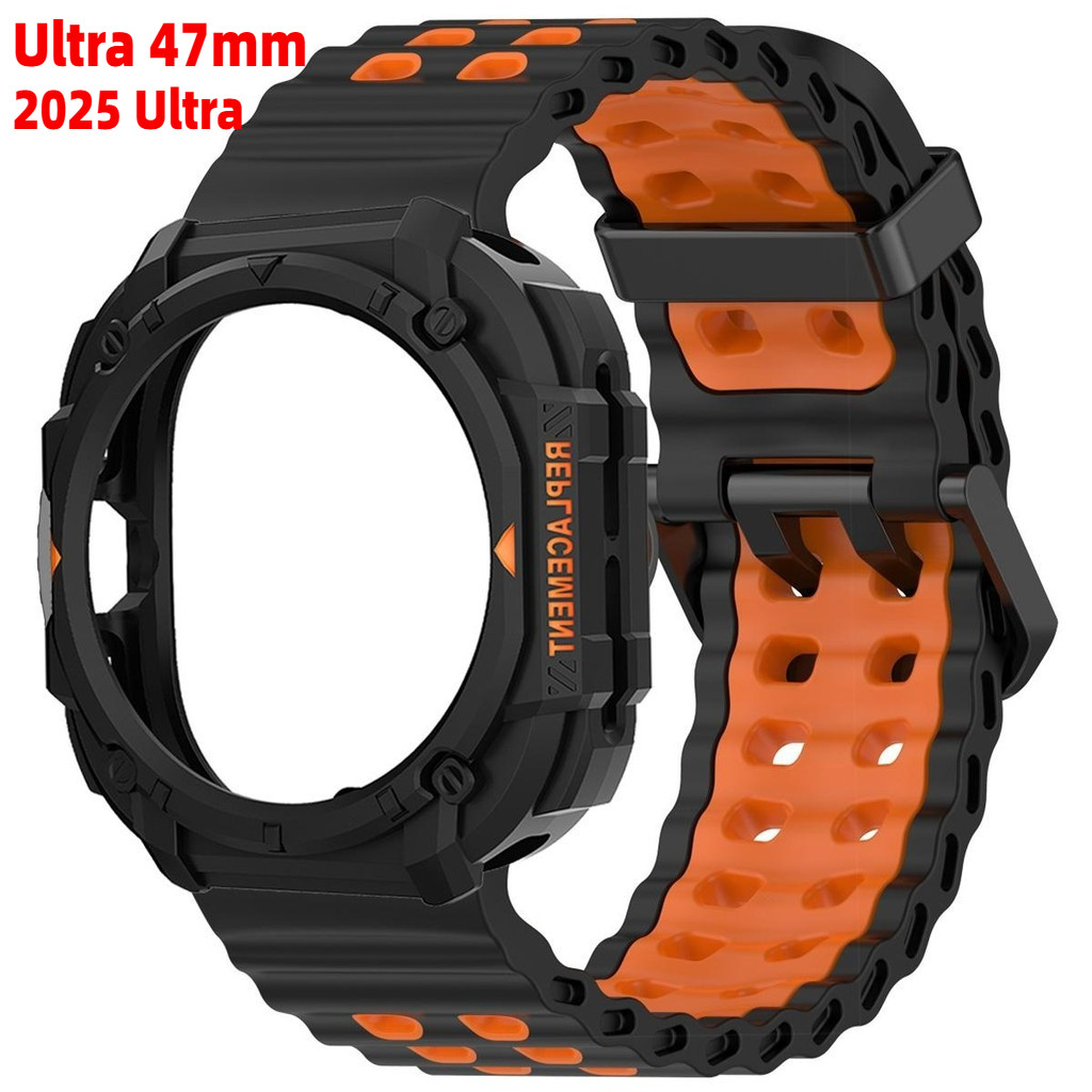 New Armor Case+Strap For Samsu - Silicone Sport Band 评论和价格