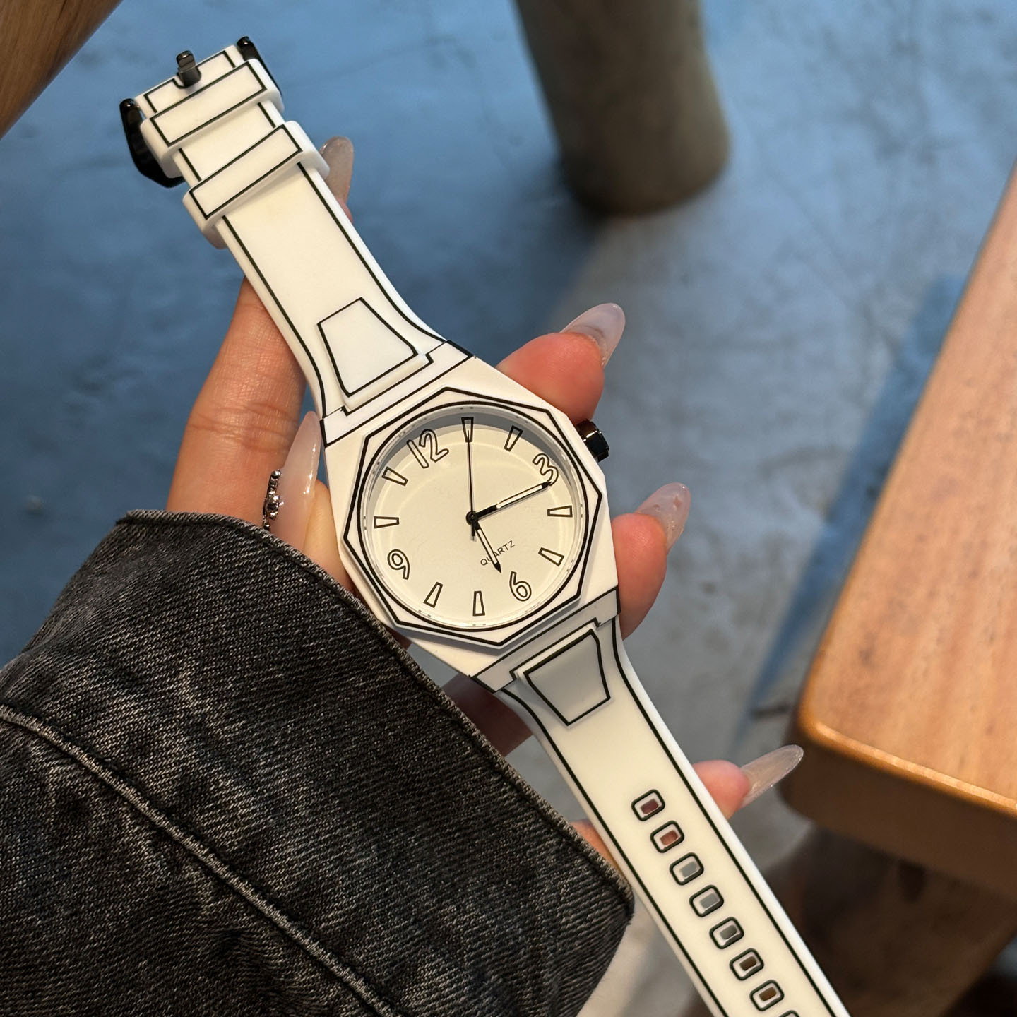 Octagonal Minimalist Quartz Wr - Smartwatch Watches For Women Smart 评论和价格