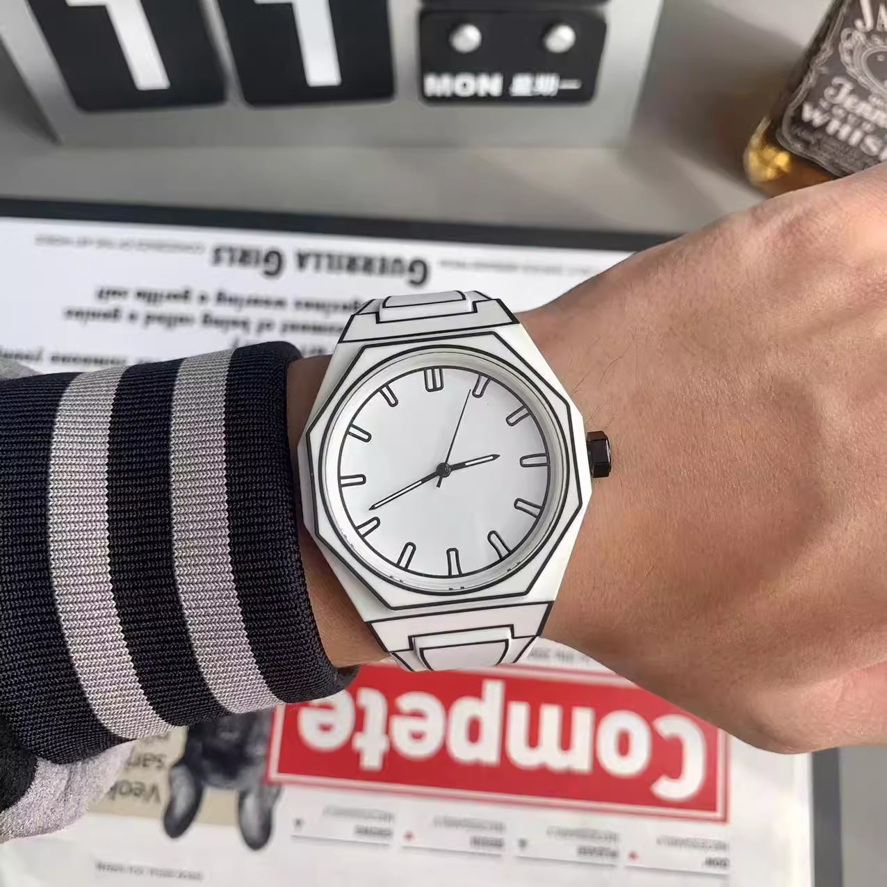 Octagonal Minimalist Quartz Wr - Smartwatch Watches For Women Smart 评论和价格