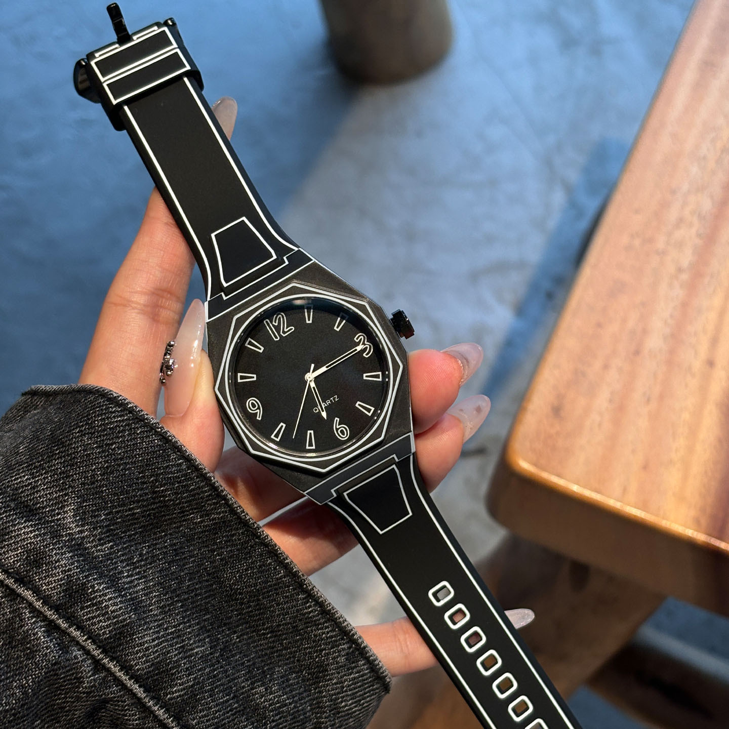 Octagonal Minimalist Quartz Wr - Smartwatch Watches For Women Smart 评论和价格