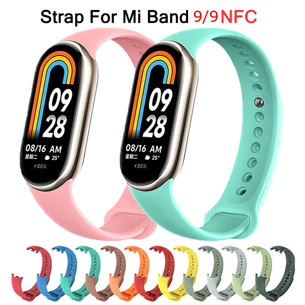 Strap for Xiaomi Mi Band 9/9 N - Silicone Sport Band 评论和价格