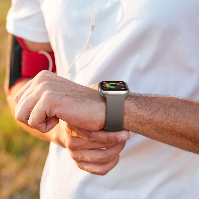Glass+Case+band For Apple Watc - Silicone Sport Band 评论和价格