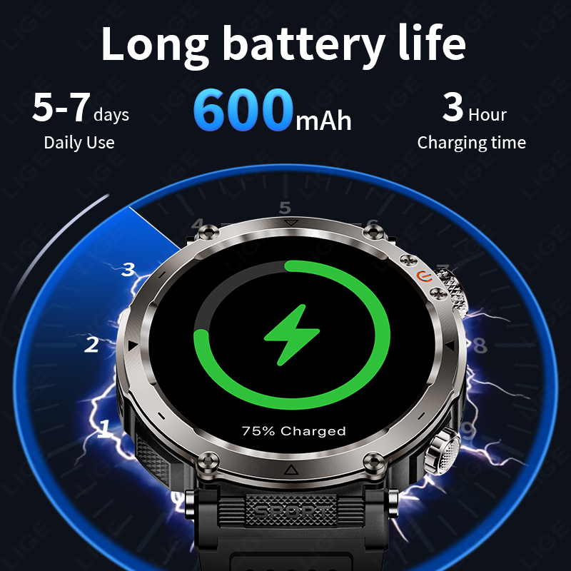 New Military Outdoor Smartwatc - Smartwatch Watches For Men 评论和价格