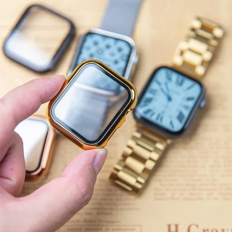 Glass+case For Apple Watch ban - Smartwatch Watches For Women Smart 评论和价格